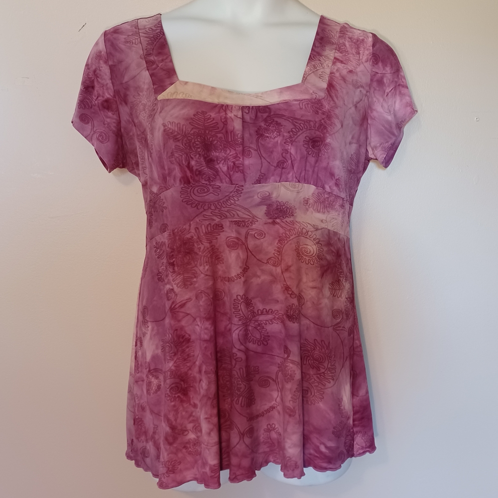 Empire Pink Tunic Top